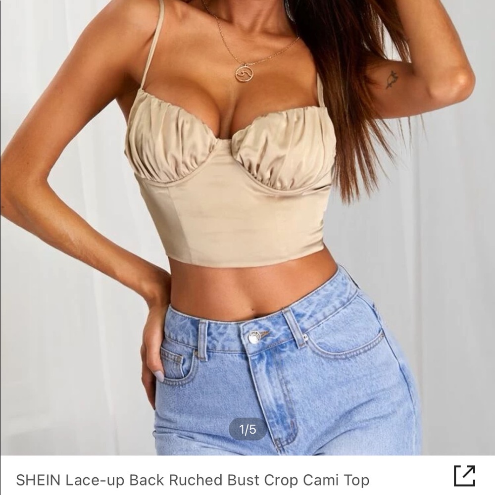 SHEIN bustier/corset top